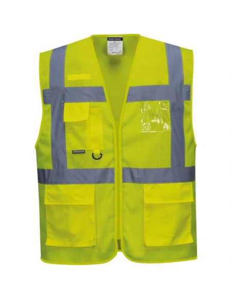 gilet HV Meshair Athène couleur : Jaune taille L - PORTWEST