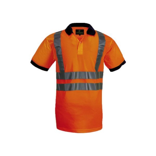 tee shirt yard col v hivi jaune fluo xl 19876-ja-xl