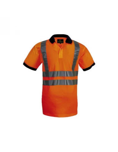 tee shirt yard col v hivi jaune fluo xxl 19876-ja-xxl