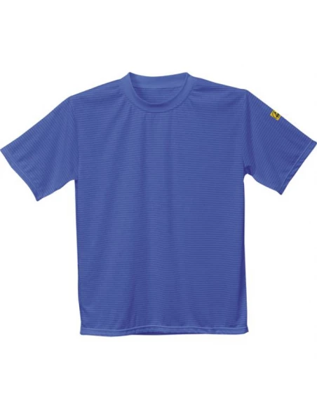 T-Shirt antistatique ESD couleur : Bleu Hamilton taille S - PORTWEST
