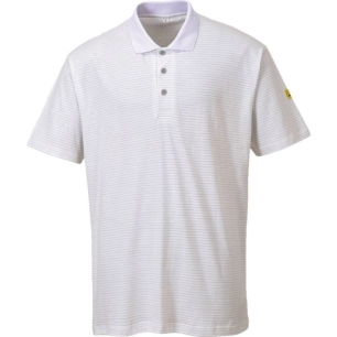 Polo antistatique ESD couleur : Bleu Hamilton taille L - PORTWEST