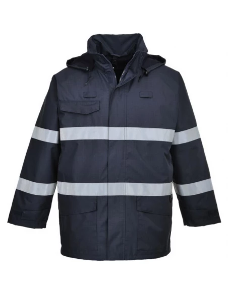 Parka pluie multirisques Bizflame couleur : Marine taille S - PORTWEST