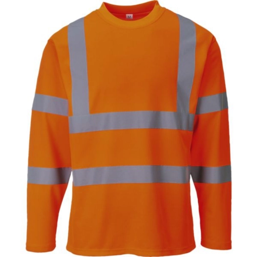 T-Shirt Hi-Vis manches longues couleur : Jaune taille XL - PORTWEST