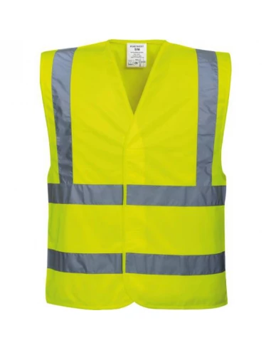 Gilet Hi-Vis Baudrier & Double Ceinture couleur : Orange taille L/XL - PORTWEST