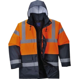 Parka Bicolore Traffic couleur : Jaune taille 5XL - PORTWEST