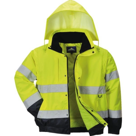 Blouson 2-en-1 HiVis couleur : Jaune taille XXXL - PORTWEST