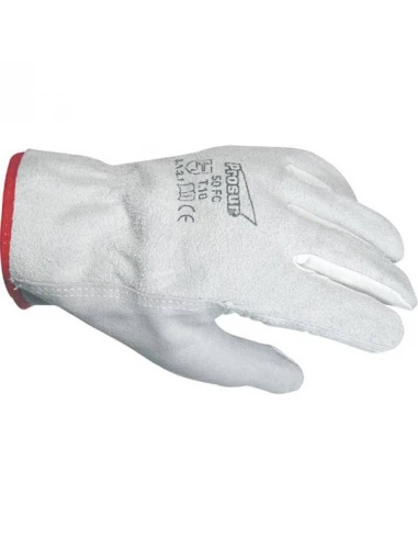 gant croûte et fleur cuir bovin 50fc10 13513-10