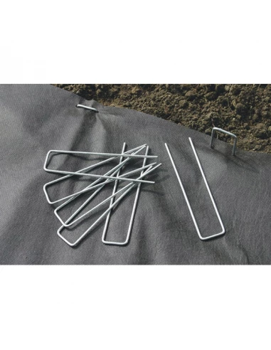 Agrafes (lot de 10) fixsol metal 17x3,50cm