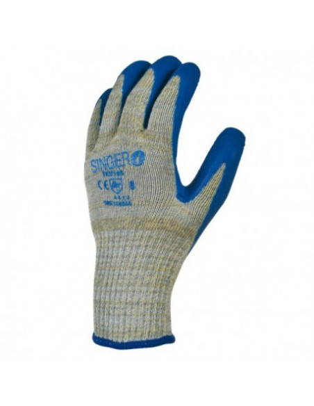 gants sachet 10 3/4 enduit double enduction nitrile anticoupure - 17760-10