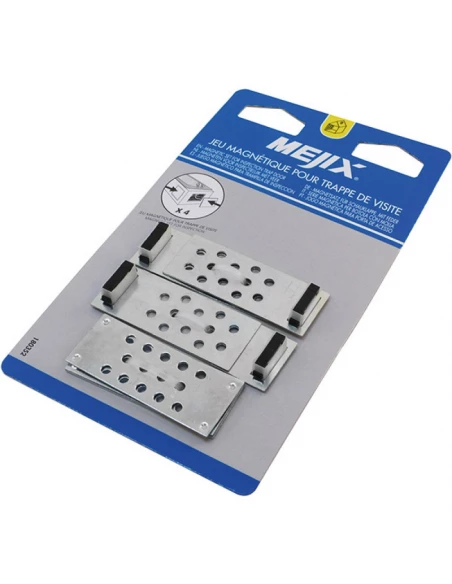Jeu d'attache magnetique pour pose de trappe de visite