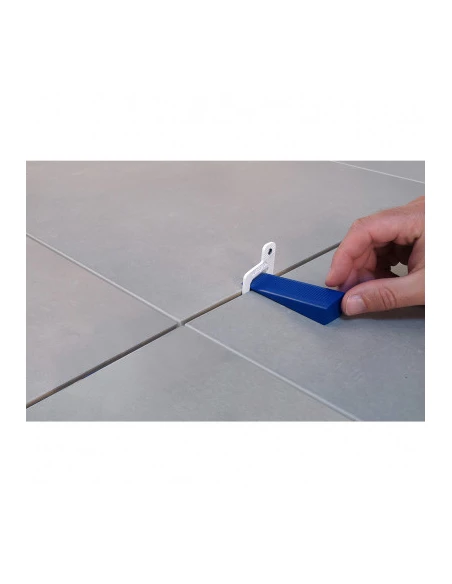 Kit de croisillons auto-nivellants 50 cales et 50 croisillons 2mm - MEJIX