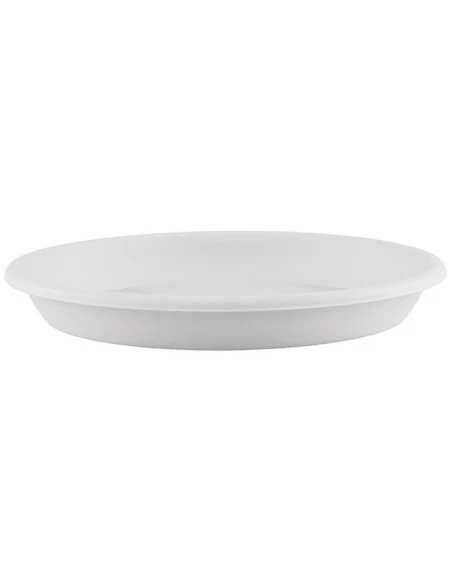 soucoupe ronde 18cm blanc