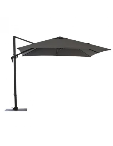 Parasol deporté 3x3m roma - grey/gris