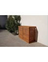 Cache Clim au sol Taille L en Bois exotique