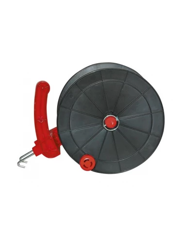 enrouleur euro big avec poignée et crochet métal, ø 240 mm