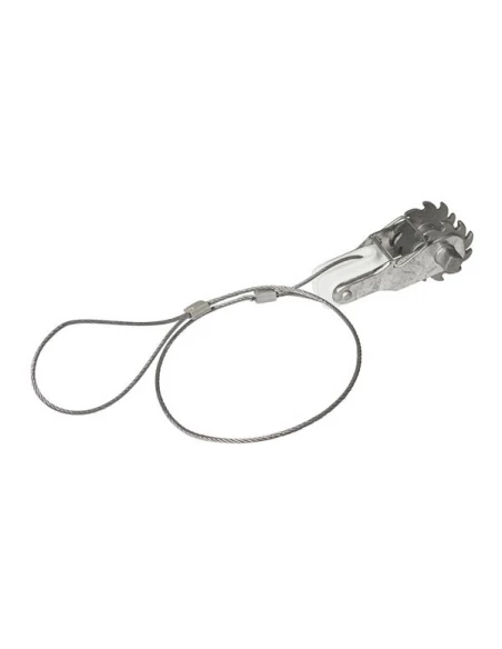 tendeur à roue dentée avec iso intégré et câble métallique