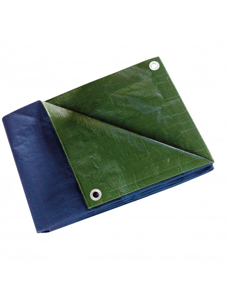 Bâche De Protection Eco Bleue - 67 Gr / M² - 3 X 4 M