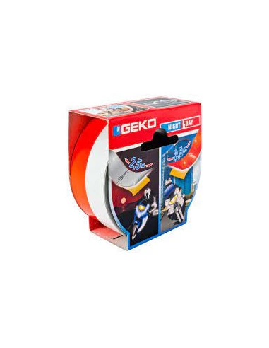 Adhésif de signalisation 1 réfléchissant + 1 fluorescent 19mm