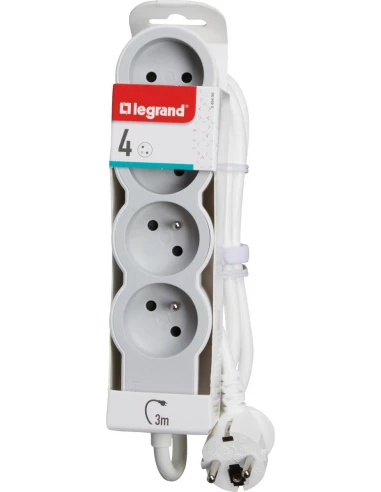 bloc 4 prises+ std 3m b/g