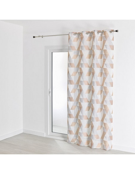 Voilage Imprimé Dechelette Design Moderne, Lumière Tamisée - dechelette