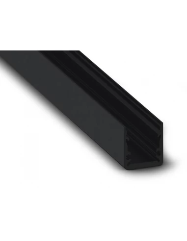 slim line 15 fl - profilé en aluminium pour ruban led - haute efficacité - qualité premium - noir