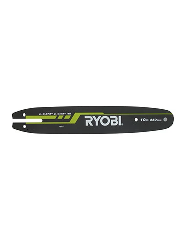 Guide origine Ryobi coupe 25 cm - 3/8LP 043'' (1,1 mm) 40E pour modèles RPP750S, RPP755E, RP750450 O