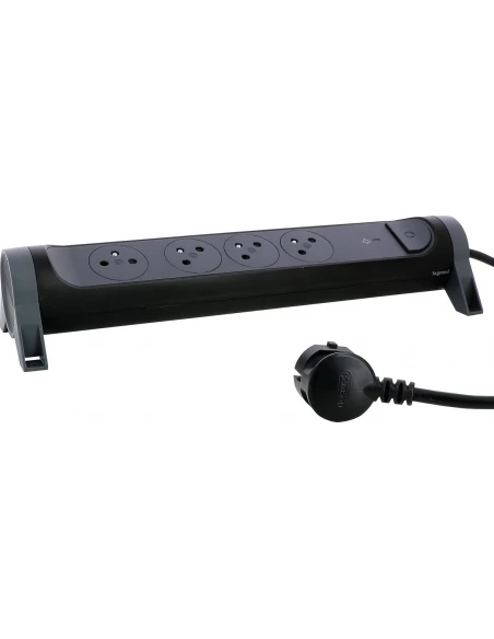 Bloc 4 prises+ parafoudre longueur 1,5m - LEGRAND
