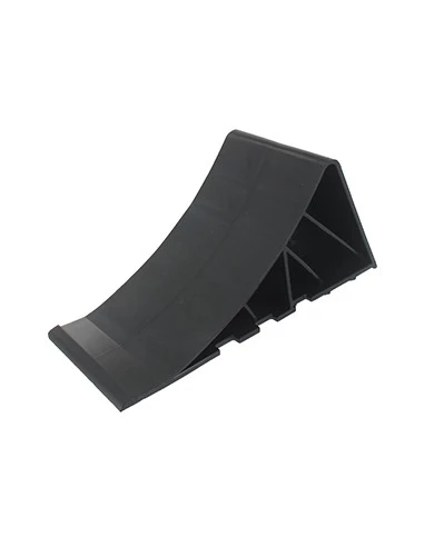 Cale de roue en plastique noir, de capacité de charge à la rotule de 800kg