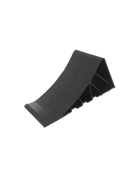 Cale de roue en plastique noir, de capacité de charge à la rotule de 800kg