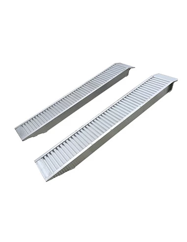 Jeu de 2 rampes alu droites Longueur 197cm, largeur 30,5cm, épaisseur 11cm, d'une capacité maximum d