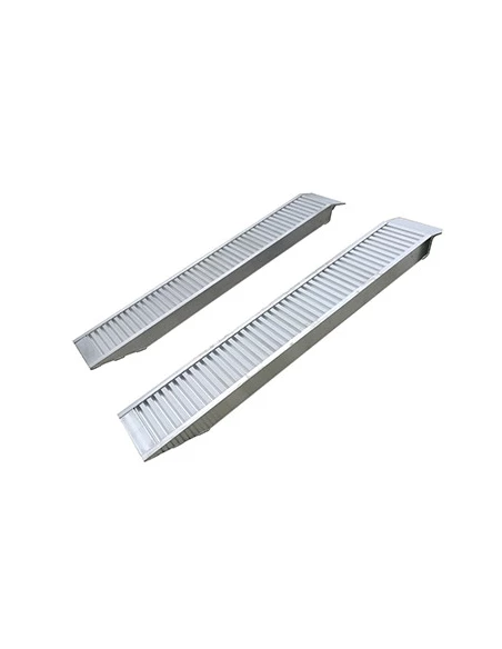 Jeu de 2 rampes alu droites Longueur 197cm, largeur 30,5cm, épaisseur 11cm, d'une capacité maximum d