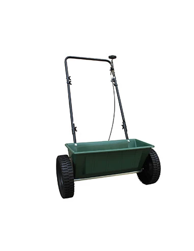 Epandeur en ligne poussé, largeur 56cm, Capacité 25 litres, roues polypropylène de 30cm