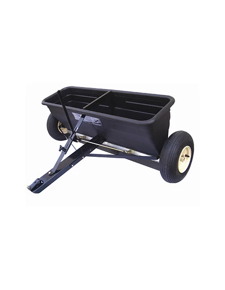 Épandeur en ligne à tracter d'une largeur de travail de 100cm, capacité maximale de 80kg avec débit