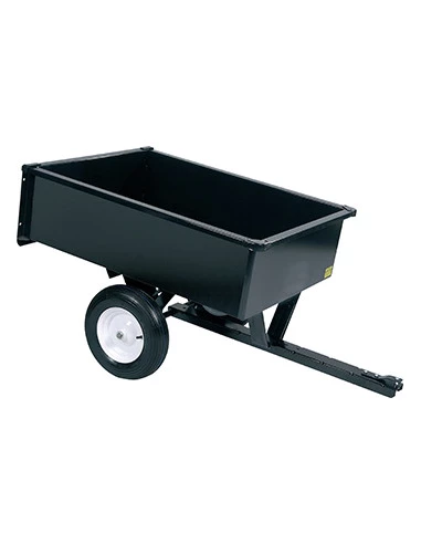 Remorque avec benne basculante en acier d'une capacité de charge maximale de 300kg Dimensions de la