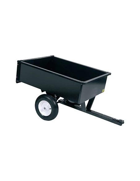 Remorque avec benne basculante en acier d'une capacité de charge maximale de 300kg Dimensions de la