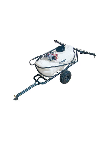 Pulvérisateur à tracter avec rampes de pulvérisation repliables et lance avec tuyau de 3,60 m Capaci