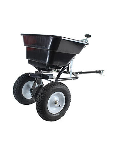 Épandeur rotatif à tracter capacité maximale 36 kg avec débit réglable, largeur d'épandage de 2,5 à