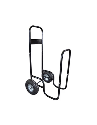 Chariot porte bûches avec bâche de protection Capacité maximale 150kg Dimensions du produit monté (L