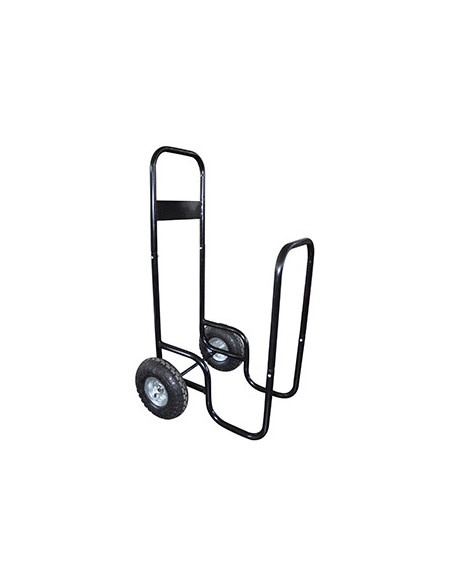 Chariot porte bûches avec bâche de protection Capacité maximale 150kg Dimensions du produit monté (L
