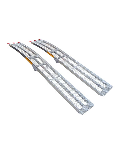 Jeu de 2 rampes alu pliable Longueur 225cm, largeur 29 cm, Longueur pliée 116cm capacité maximum de