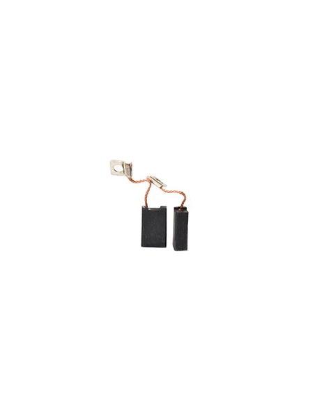 Jeu de 2 charbons adaptable pour BOSCH. Dimensions: 6,4x12,5x19mm.