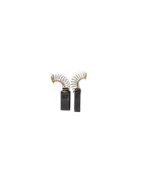 Jeu de 2 charbons adaptable pour BOSCH, SPIT. Dimensions: 5x8x15mm.