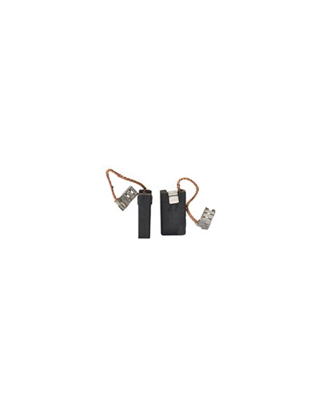 Jeu de 2 charbons adaptable pour BOSCH, SPIT. Dimensions: 6,3x12,5x22mm.