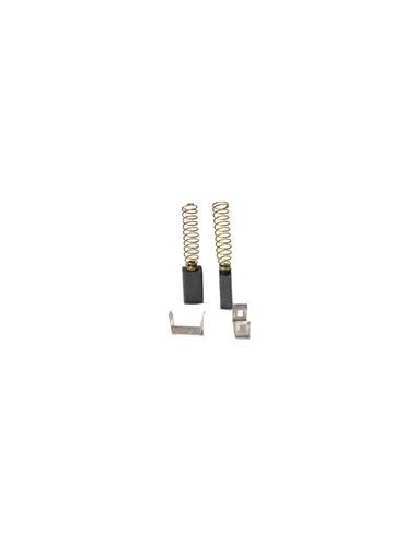 Jeu de 2 charbons adaptable pour BOSCH. Dimensions: 5 x 8 x 15,5mm.