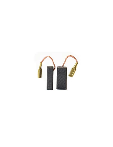 Jeu de 2 charbons adaptable pour BOSCH. Dimensions: 5 x 8 B10795x 12,5mm.