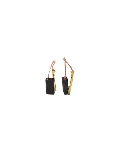 Jeu de 2 charbons adaptable pour BOSCH, SKIL. Dimensions: 5 x 8 x 15,5mm.