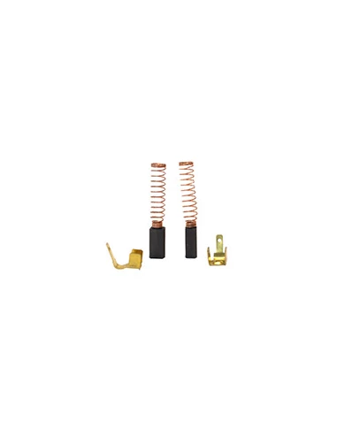 Jeu de 2 charbons adaptable pour BOSCH. Dimensions: 6,7 x 6.35 x 12mm.