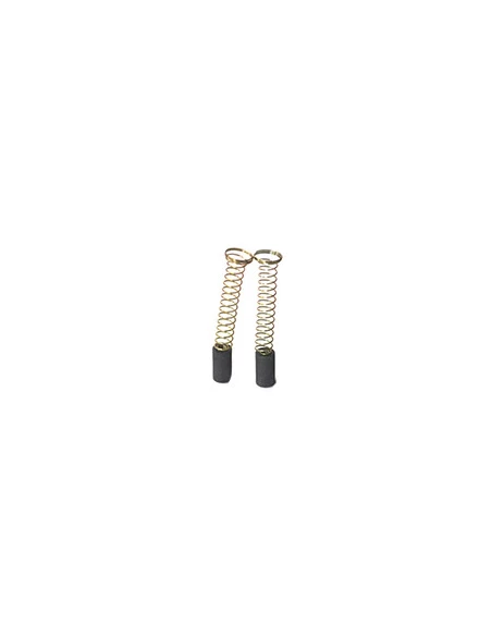 Jeu de 2 charbons adaptable pour BLACK & DECKER. Dimensions: Ø: 6.3 x 11mm.