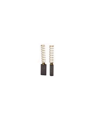 Jeu de 2 charbons adaptable pour BLACK & DECKER. Dimensions:6 x 6 x 15mm.