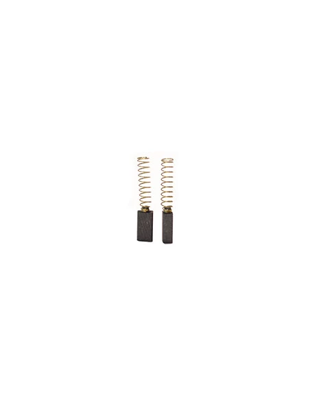 Jeu de 2 charbons adaptable pour BLACK & DECKER. Dimensions:6 x 6 x 15mm.